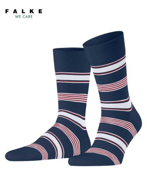 Blue Falke Marina Stripe Socks Men Socks | 671-JKLXDR