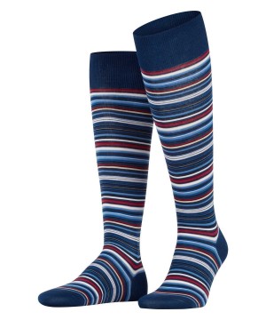 Blue Falke Microblock Knee-high Socks Men Socks | 108-FPMQJL