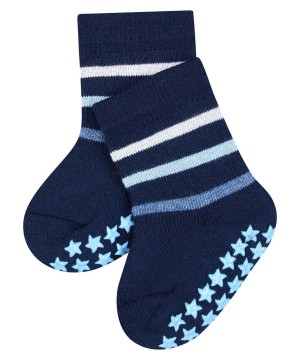 Blue Falke Multi Stripe House socks Baby Socks | 783-ZHLFUO