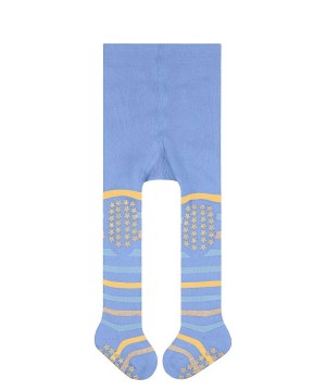 Blue Falke Multi Stripe Tights Baby Tights | 590-JZEHNF