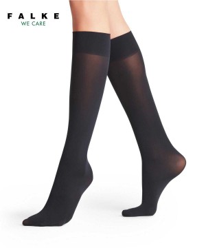 Blue Falke Pure Matt 50 DEN Knee-high Socks Women Socks | 374-ZUAVFP