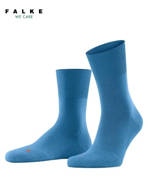 Blue Falke Run Socks Men Socks | 958-LNJDCQ