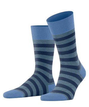 Blue Falke Sensitive Mapped Line Socks Men Socks | 840-XVTKRH