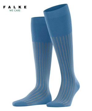 Blue Falke Shadow Knee-high Socks Men Socks | 576-IORCFJ