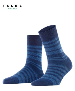 Blue Falke Sunset Stripe Socks Women Socks | 521-UCKSHZ