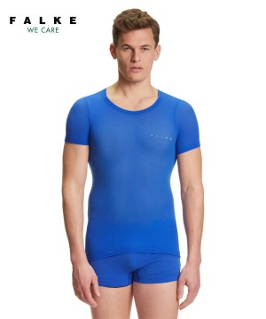 Blue Falke T-Shirt Ultralight Cool Men Functional Underwear | 946-SAQFDY
