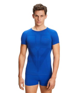 Blue Falke T-Shirt Warm Men Short Sleeve Shirts | 215-JDTSZO