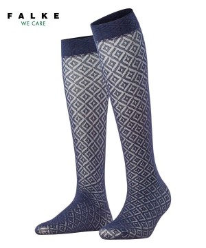 Blue Falke Tessellating 25 DEN Knee-high Socks Women Socks | 306-TCNZHA