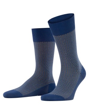 Blue Falke Uptown Tie Socks Men Socks | 817-YOBNRL