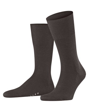 Brown Falke Airport Socks Men Socks | 012-DWQABR