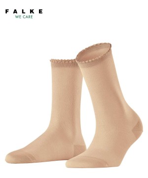 Brown Falke Bold Dot Socks Women Socks | 867-XLFRWZ