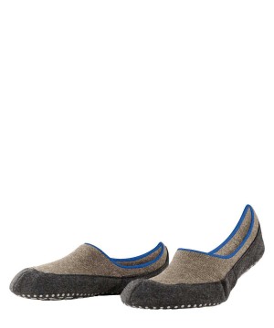Brown Falke Cosyshoe House socks Men Socks | 574-GFSVKP