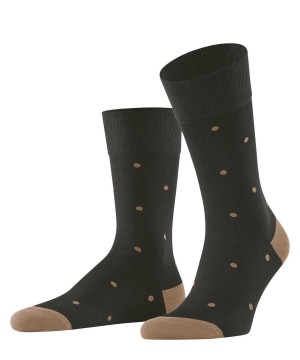 Brown Falke Dot Socks Men Socks | 732-AYUIKV