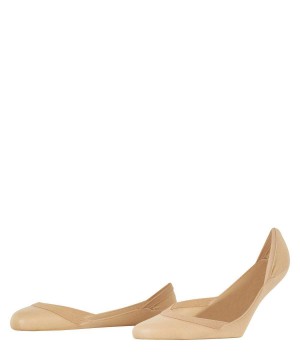 Brown Falke Elegant Step Invisibles Women No Show Socks | 492-FDQGEZ
