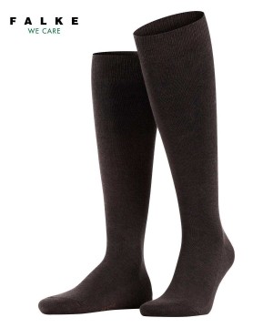 Brown Falke Family Knee-high Socks Men Socks | 821-ROCMWY