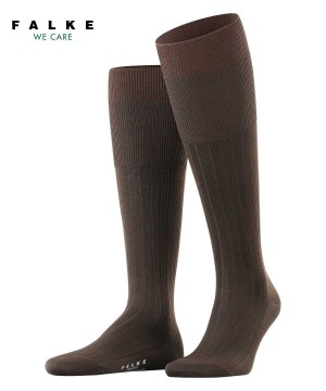 Brown Falke Milano Knee-high Socks Men Socks | 792-ZLIQRM