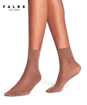 Brown Falke Pure Matt 20 DEN Ankle socks Women Socks | 065-JMDLRT