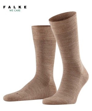 Brown Falke Sensitive Berlin Socks Men Socks | 698-RJBYAV