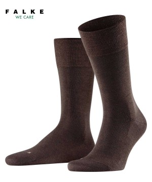 Brown Falke Sensitive Berlin Socks Men Socks | 953-TKGLDS