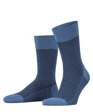 Brown Falke Sensitive Herringbone Socks Men Socks | 842-FLVYKZ