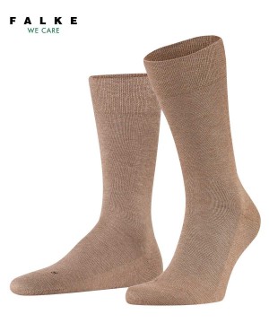 Brown Falke Sensitive London Socks Men Socks | 873-NTDHLM