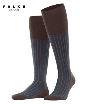 Brown Falke Shadow Knee-high Socks Men Socks | 279-YDAJNO