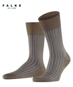 Brown Falke Shadow Socks Men Socks | 648-CXUGIH