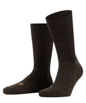 Brown Falke Walkie Ergo Boot socks Men Socks | 435-YHWQSD