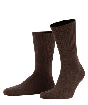 Brown Falke Walkie Light Boot socks Men Socks | 182-FNQOJR