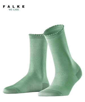 Green Falke Bold Dot Socks Women Socks | 906-ZRWELV