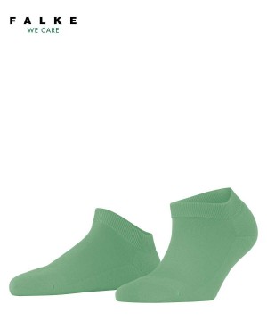 Green Falke ClimaWool Sneaker socks Women Socks | 704-IFWOXE