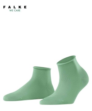Green Falke Cotton Touch Short sock Women Socks | 693-AWTRGP