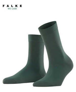 Green Falke Cotton Touch Socks Women Socks | 351-VKRFUN