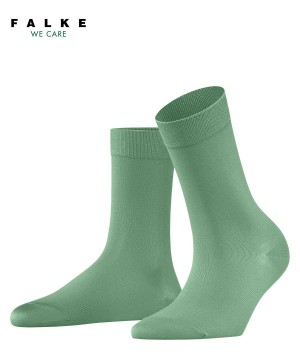 Green Falke Cotton Touch Socks Women Socks | 183-TNAVOX