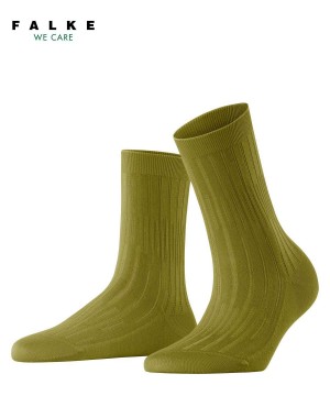 Green Falke Dash Rib Socks Women Socks | 214-DUORTQ