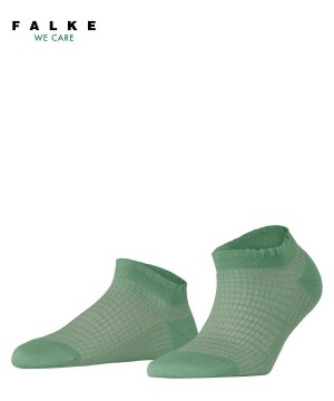 Green Falke Grassbraid Sneaker Socks Women Socks | 624-SMLCTU