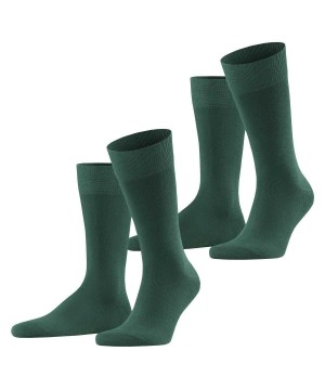 Green Falke Happy 2-Pack Socks Men Socks | 543-IMNVHT