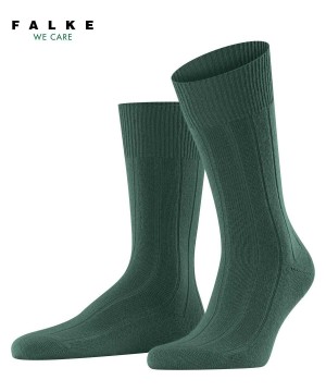 Green Falke Lhasa Rib Socks Men Socks | 593-TWUHVC