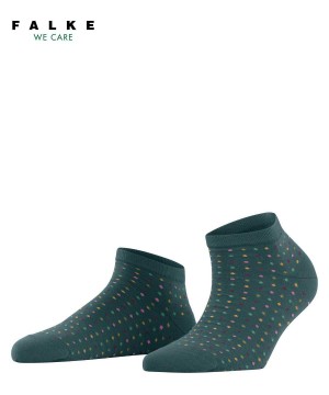 Green Falke Multispot Sneaker socks Women Socks | 852-NXILRU
