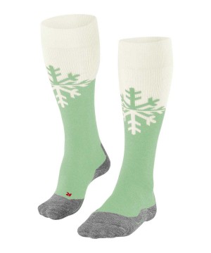 Green Falke SK2 Intermediate Skiing Knee-high Socks Women Sports Socks | 659-HFUNAQ