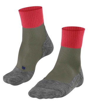 Green Falke TK2 Explore Cool Short Trekking Short sock Women Sports Socks | 290-GNRSWI