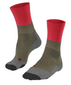 Green Falke TK2 Explore Trekking Socks Women Sports Socks | 750-QETMDA