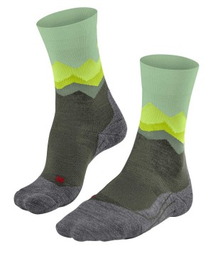 Green Falke TK2 Explore Trekking Socks Women Sports Socks | 478-TBRVQG
