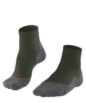 Green Falke TK5 Wander Short Trekking Short sock Women Sports Socks | 948-GKJRFN