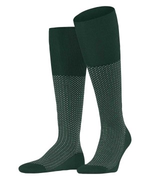 Green Falke Uptown Tie Knee-high Socks Men Socks | 418-UZRBSC