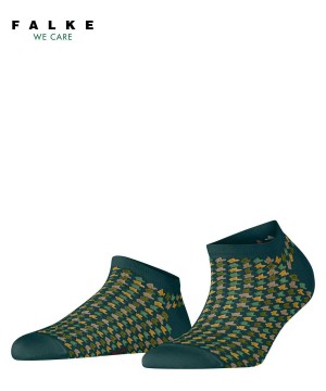 Green Falke Vibrant Boost Sneaker Socks Women Socks | 519-BZQCPV