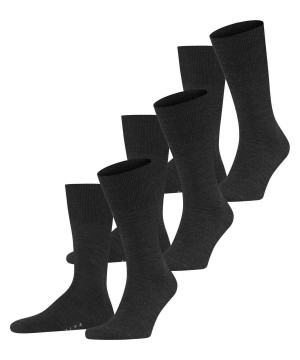 Grey Falke Airport 3-Pack Socks Men Socks | 512-URDAFH