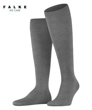Grey Falke ClimaWool Knee-high Socks Men Socks | 601-LVNEBM