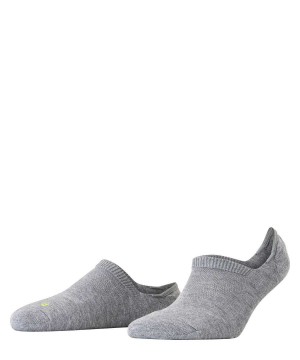 Grey Falke Cool Kick Invisibles Women No Show Socks | 634-SRBLDG