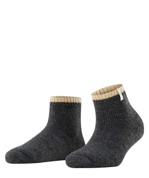 Grey Falke Cosy Plush Short sock Women Socks | 456-HGJDFO